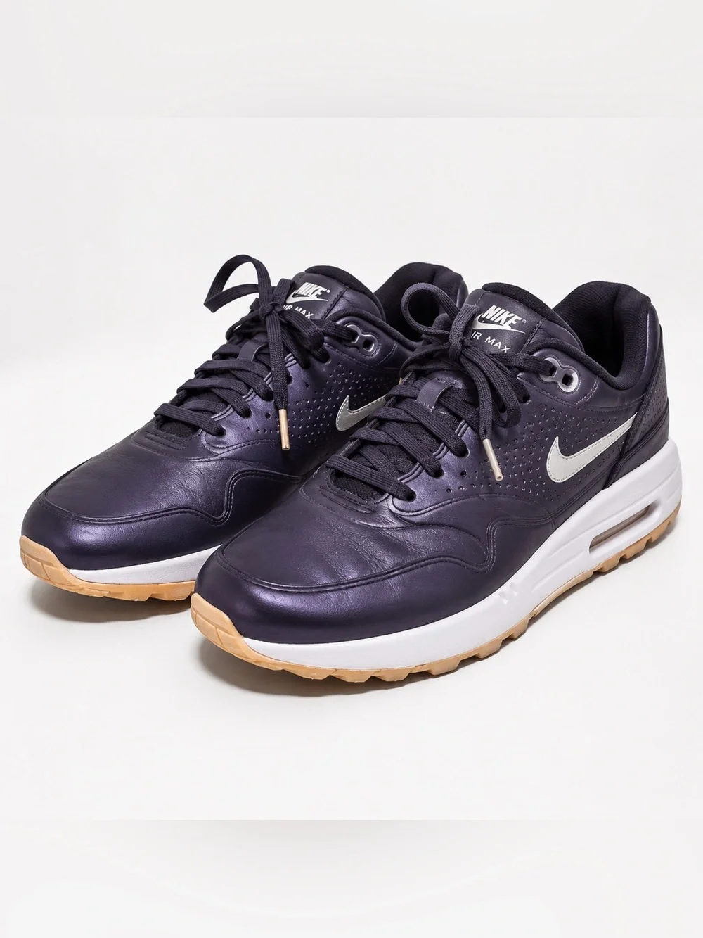 Nike Air Max 1 G Golf Shoes Women’s Size 10 Black White Gum Spikeless AQ0865-003